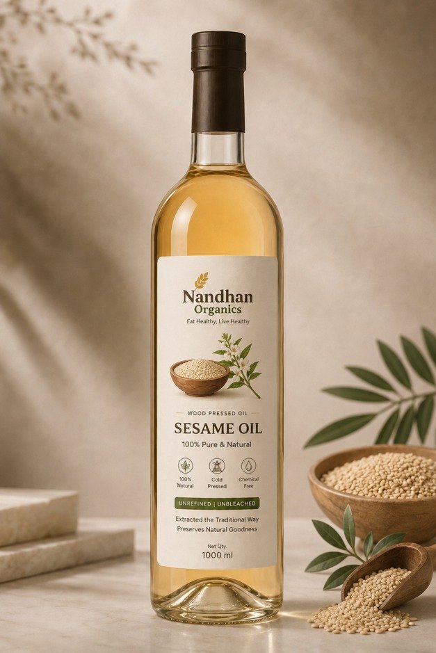 Cold Pressed Sesame Oil