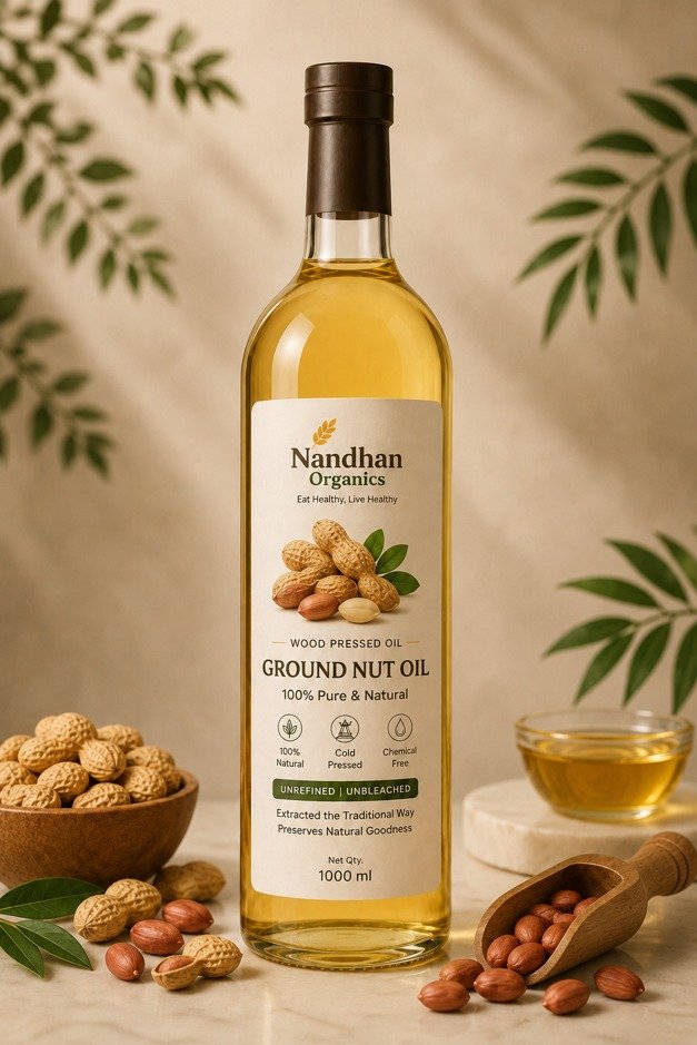 Cold Pressed Groundnut Oil
