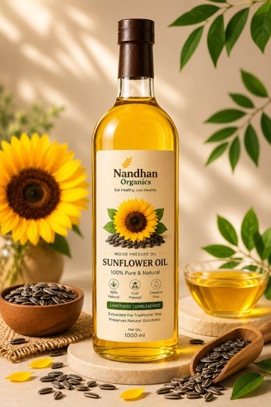 Wood Pressed Sunflower Oil