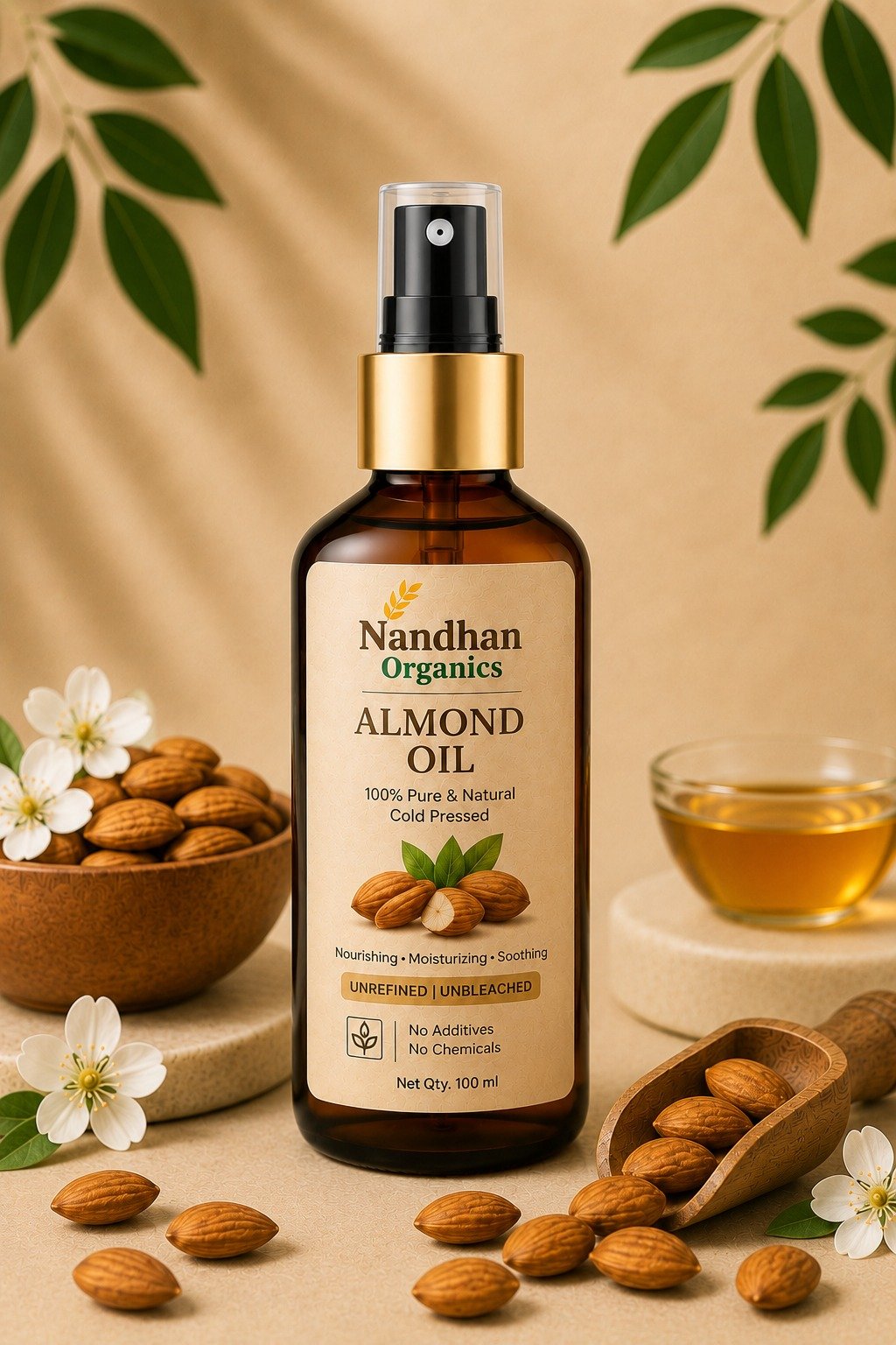 Cold Pressed Almond Oil – 100 ml
